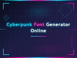 Cyberpunk Font Generator Online – Create Futuristic Display Fonts Instantly