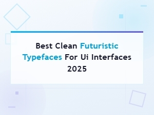 Best Minimal Futuristic Sans Serif Fonts for Ui Design 2025