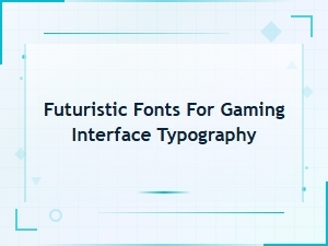 Futuristic Space-Themed Fonts for Gaming Interface Typography